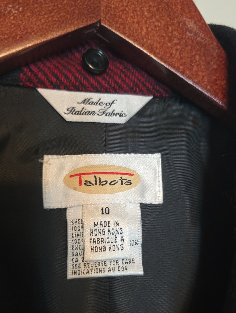 Talbots Wool lined Jacket - Picture 3 of 5